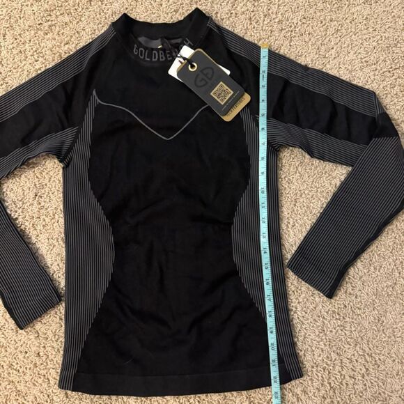 Goldbergh Fast Base Layer Thermal Long Sleeve Top NWT Small / Medium Black - Picture 4 of 5